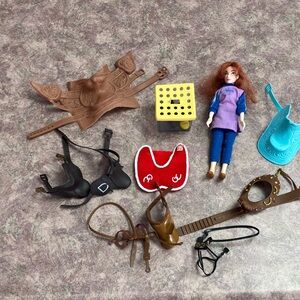 Vintage Grand Champions Doll and Horse Gear Set